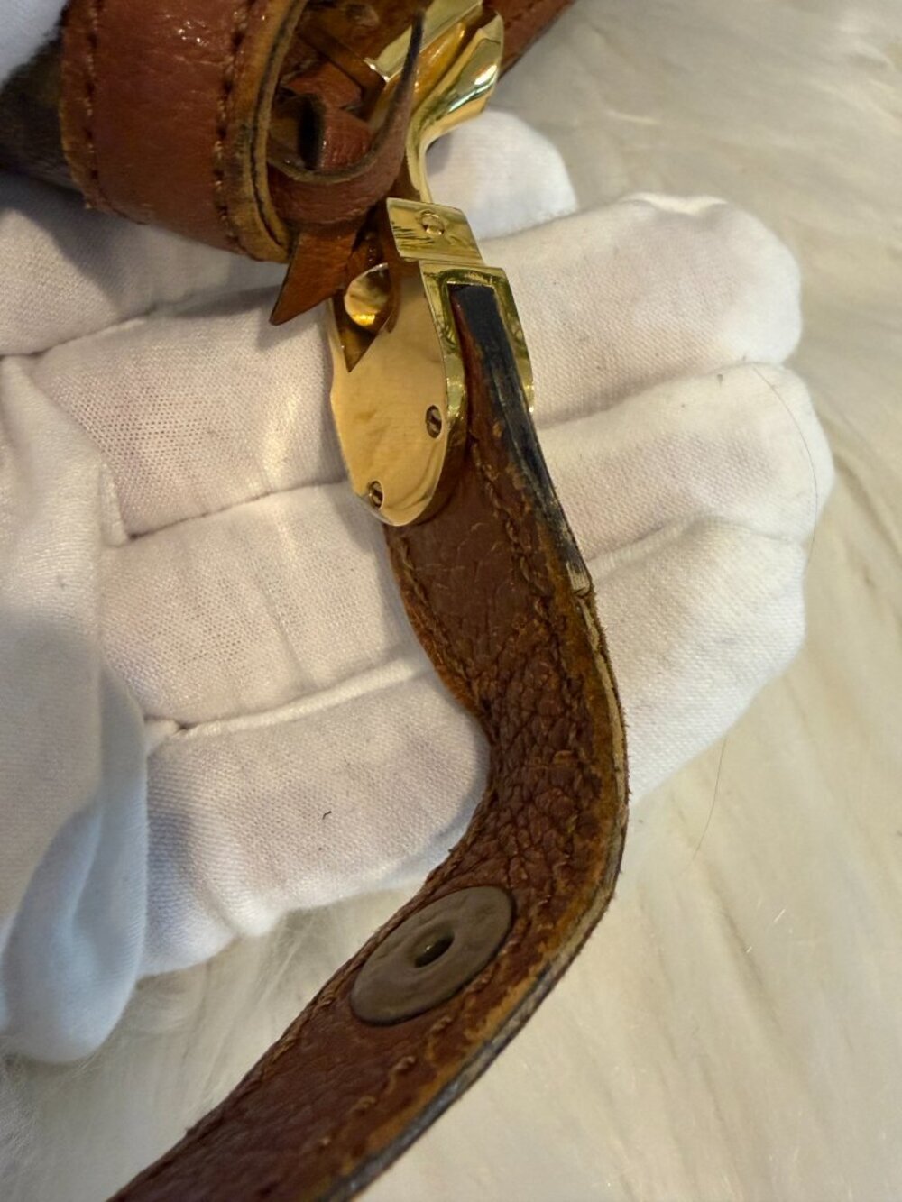 Rare Vintage Louis Vuitton Monogram Sac Vendôme Shoulder Bag - Pre-Date Code Era - Picture 4 of 16